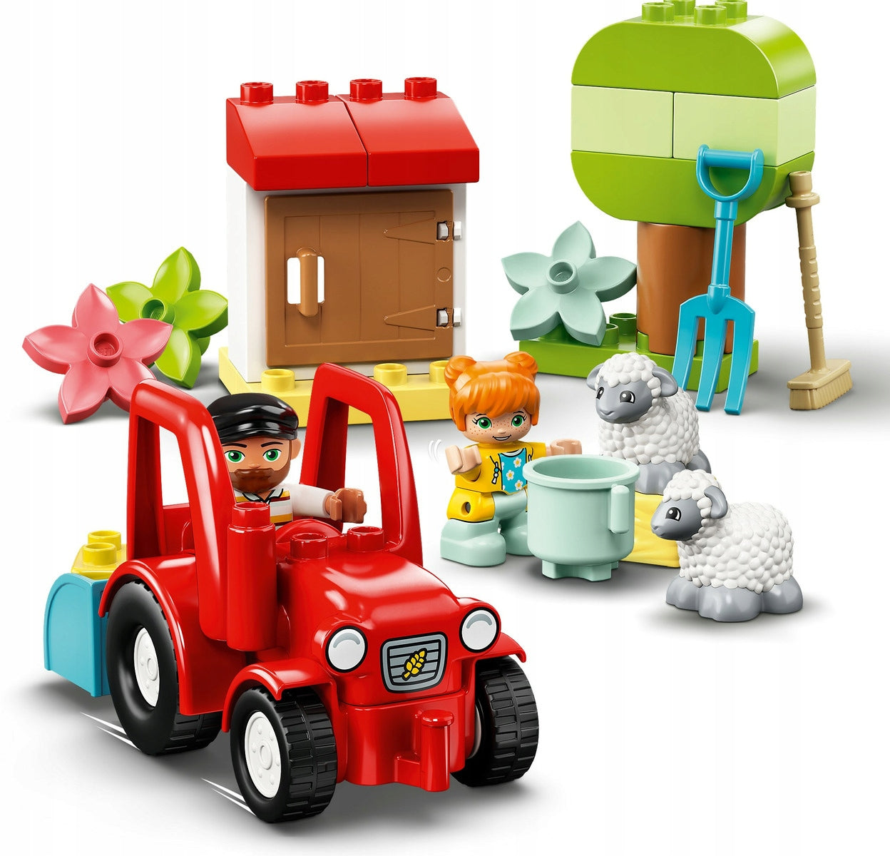 Lego Duplo traktorius ir ūkio gyvūnai 10950 2+
