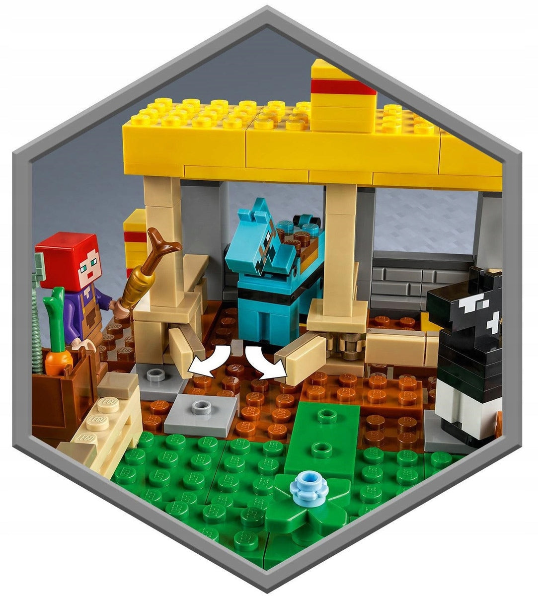 Lego Minecraft žirgynas