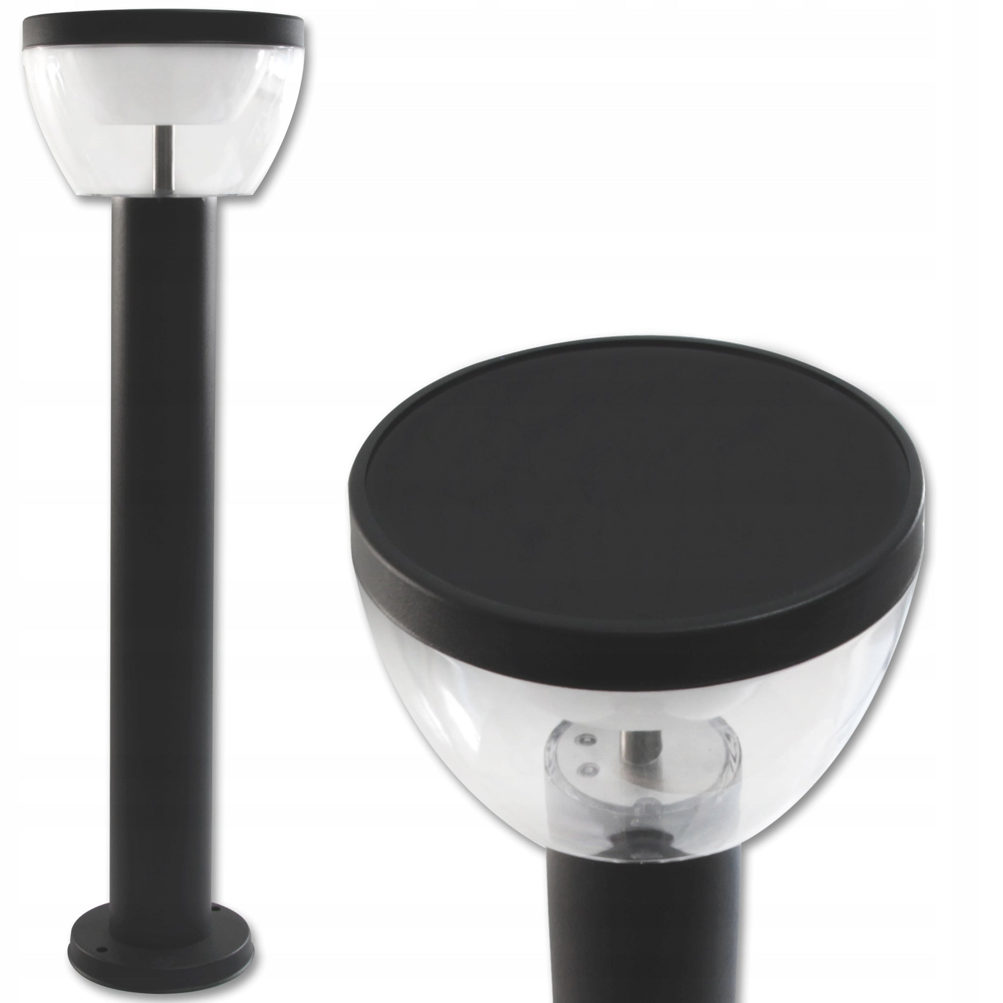 Sodo apšvietimo stulpas Master LED su integruotu LED šaltiniu 80 cm juodas