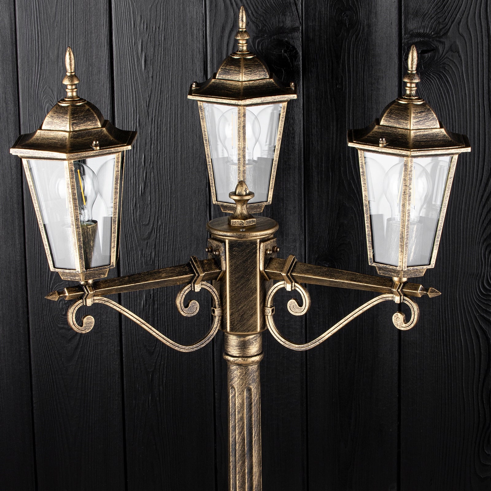 Sodo šviestuvas  3xE27 LANTERN HIGH POST 2m aukščio