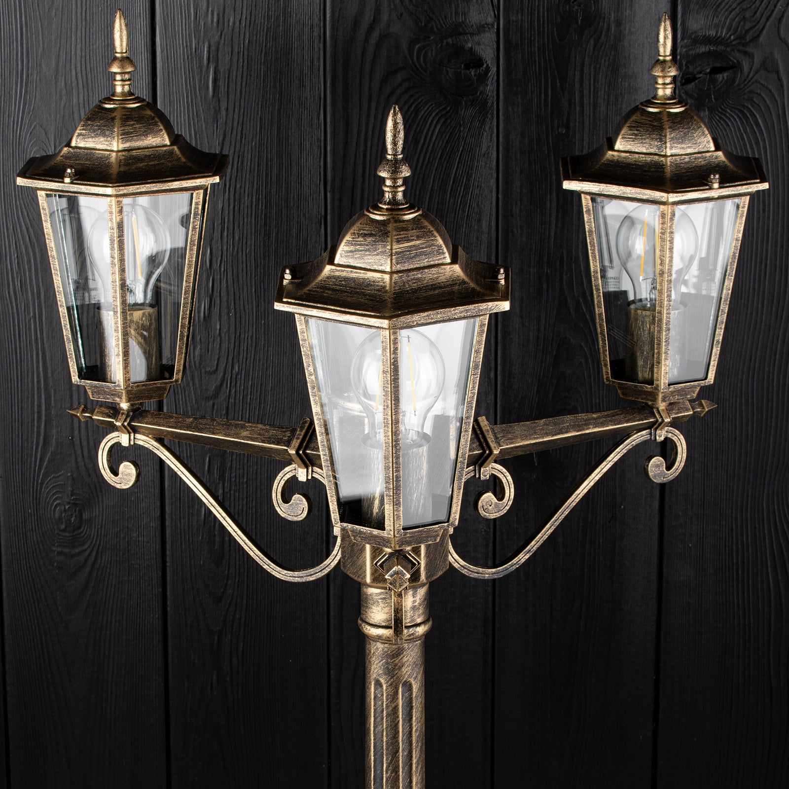 Sodo šviestuvas  3xE27 LANTERN HIGH POST 2m aukščio