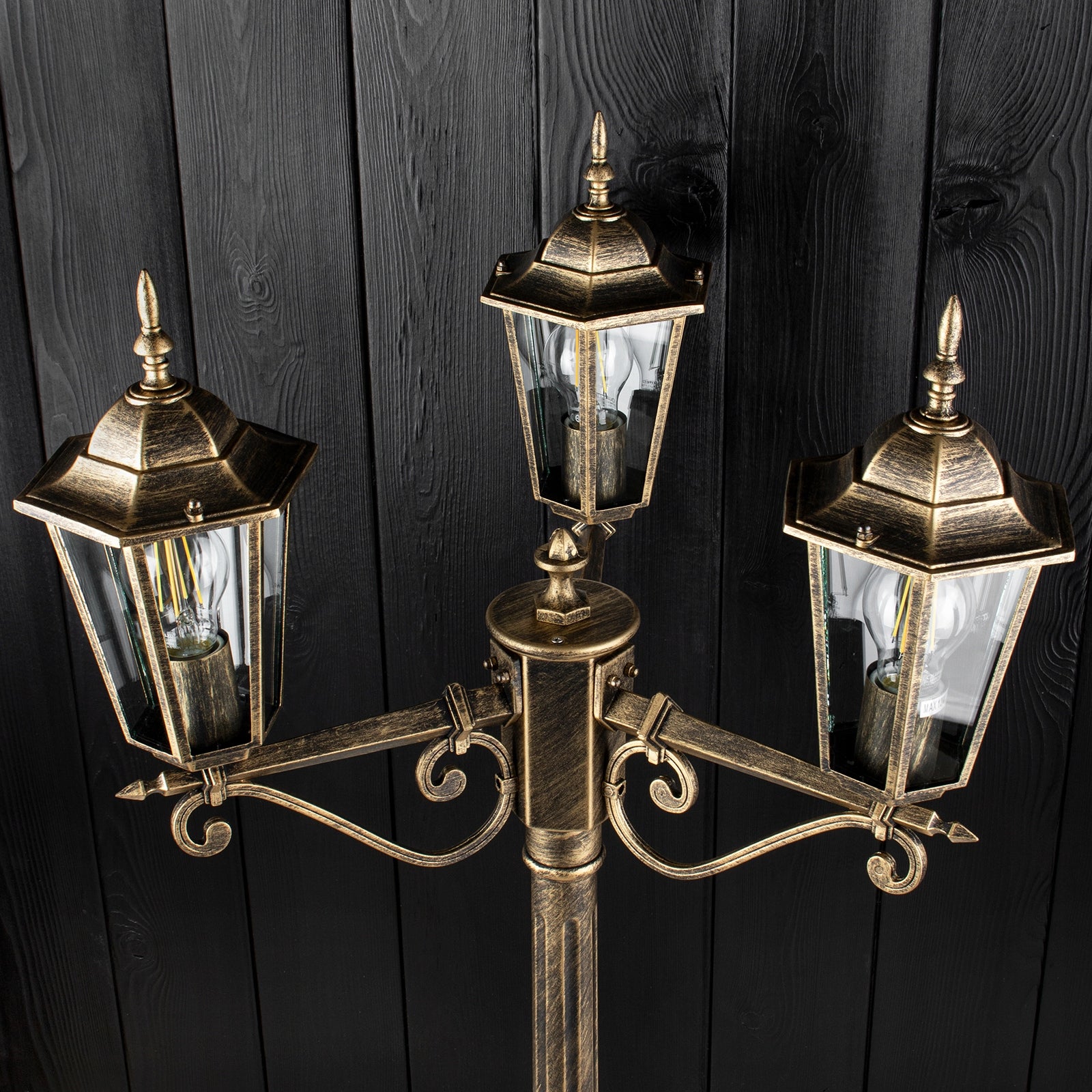 Sodo šviestuvas  3xE27 LANTERN HIGH POST 2m aukščio