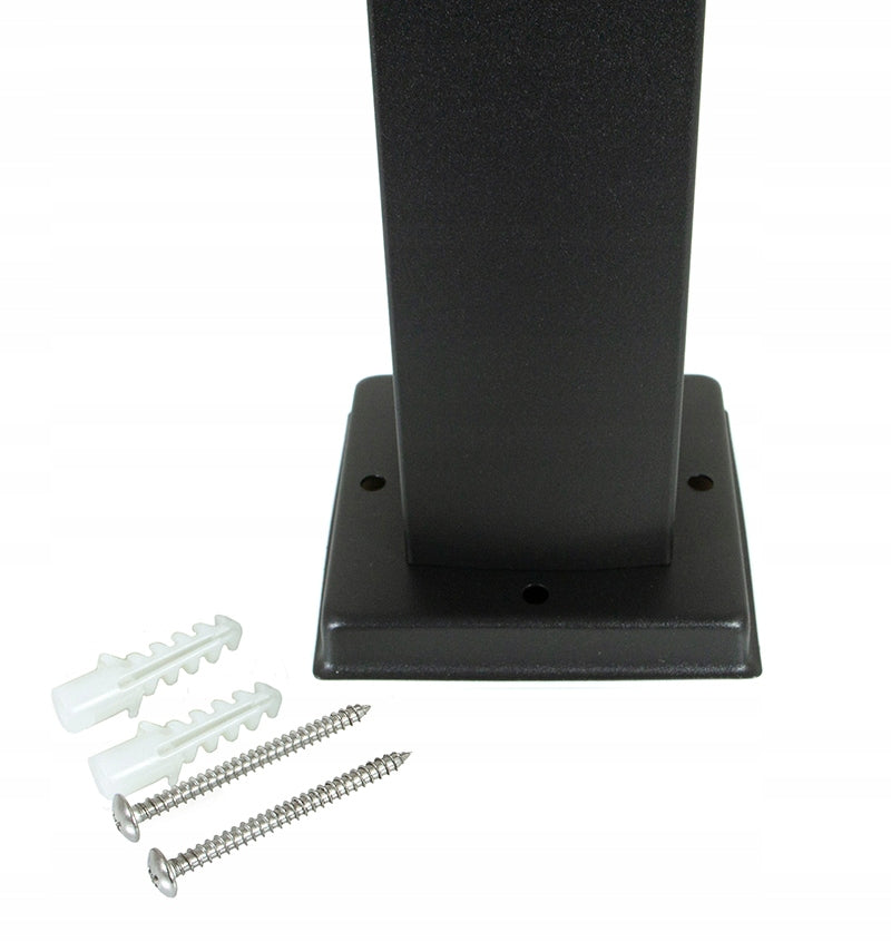 Apšvietimo stulpas SuperLED E27 44cm juodas