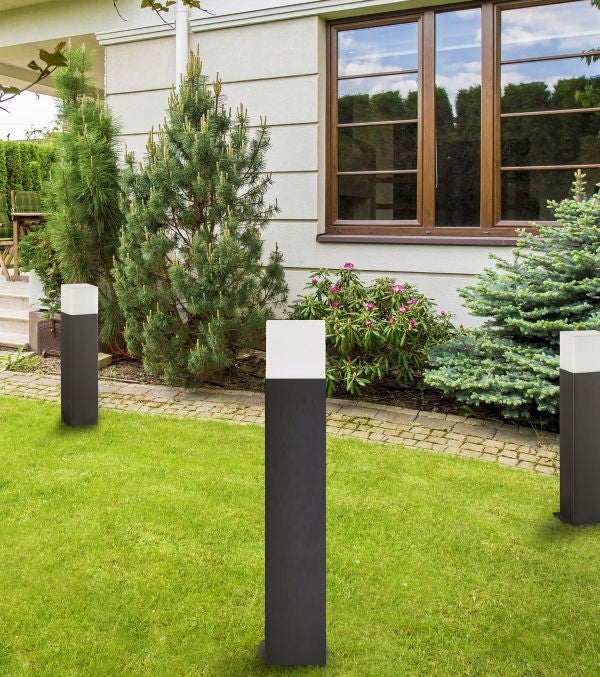 Apšvietimo stulpas SuperLED E27 44cm juodas