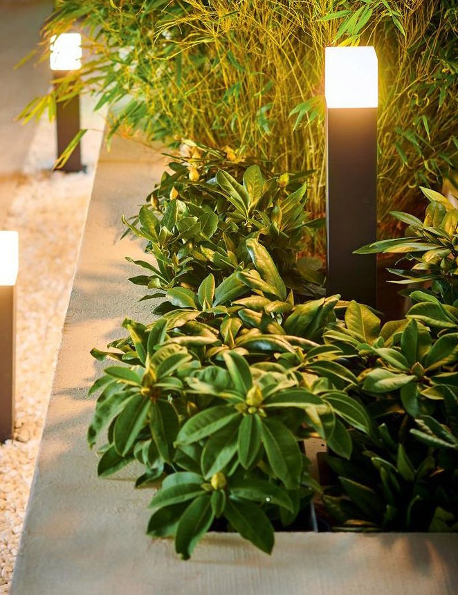 Apšvietimo stulpas SuperLED E27 44cm juodas