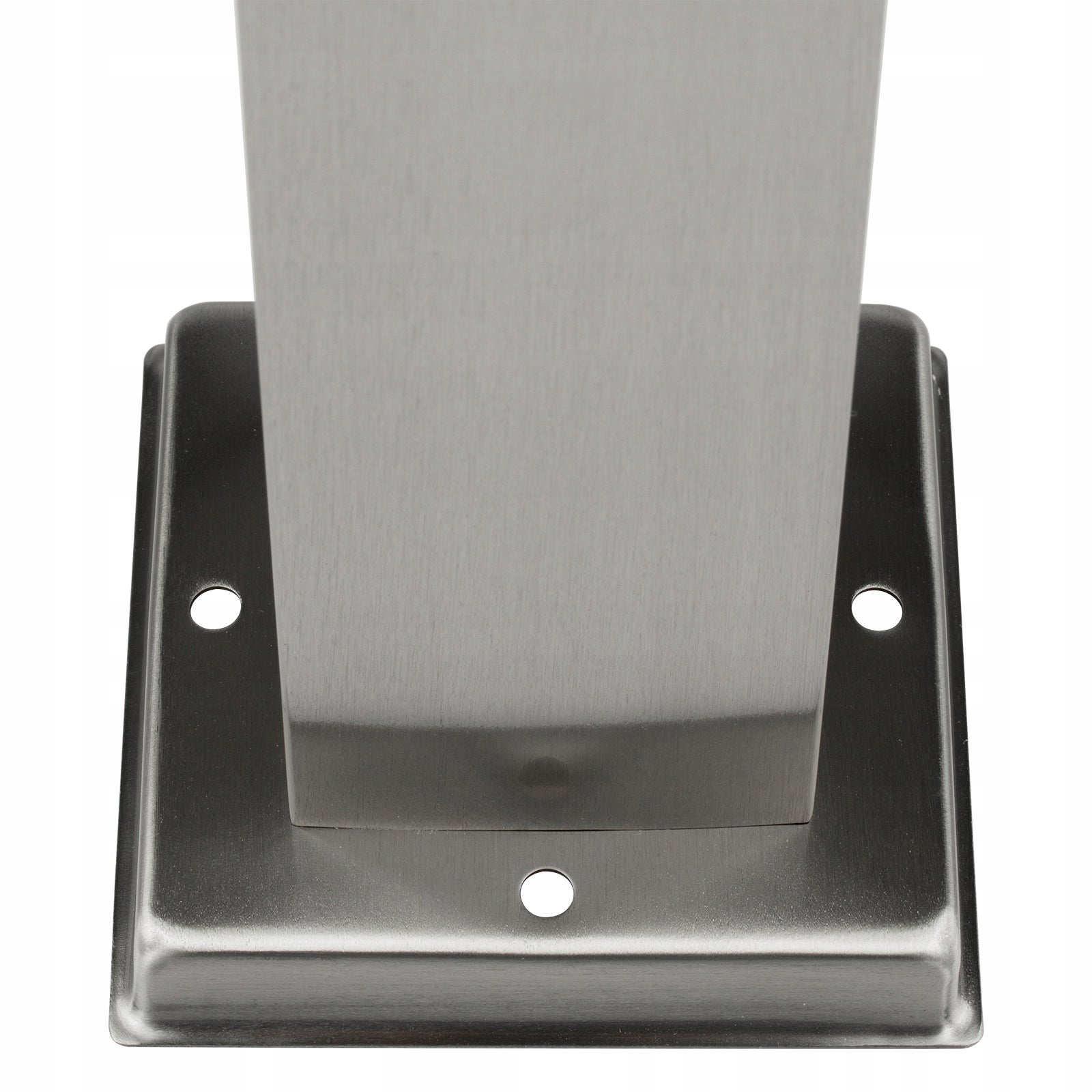 Kvadratinis sodo apšvietimo stulpas NNLED E27 45 cm sidabrinis