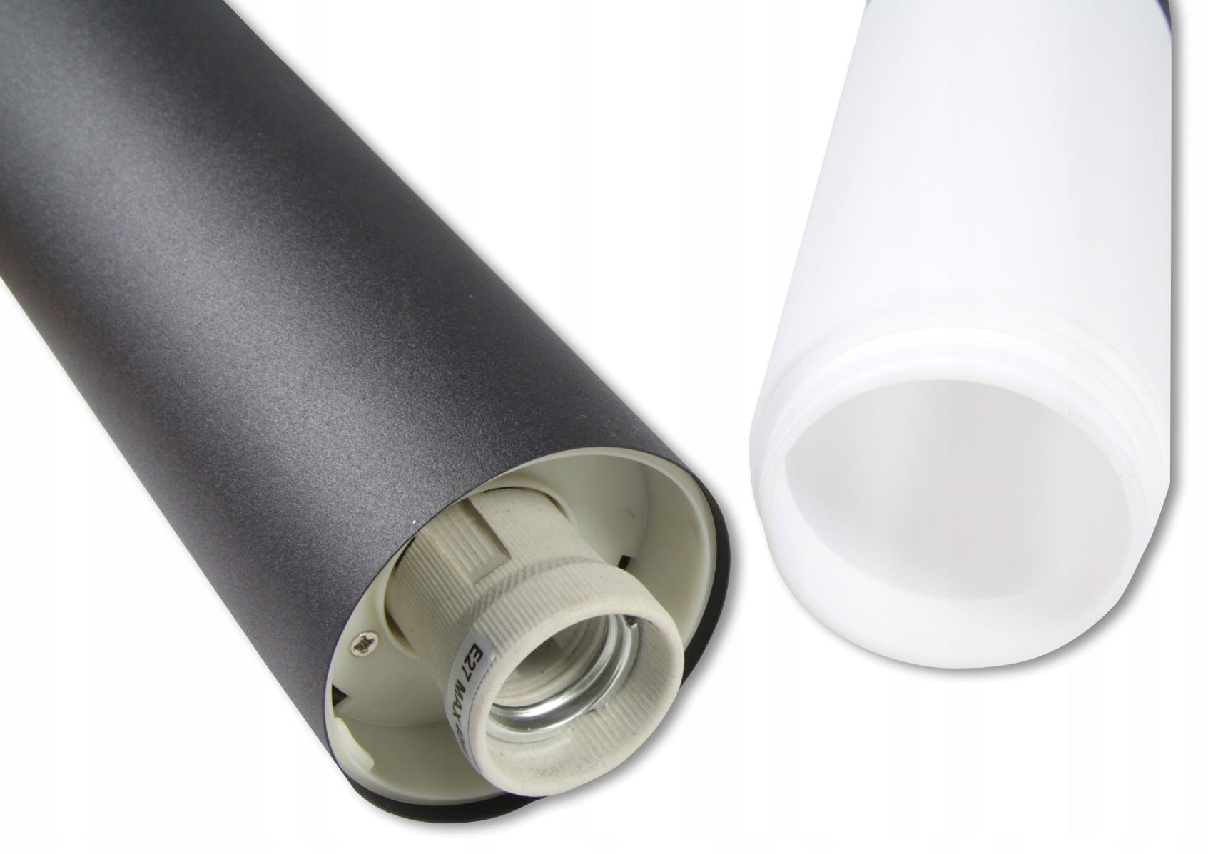 Sodo šviestuvas 65cm, E27, Juodas, IP44, A+