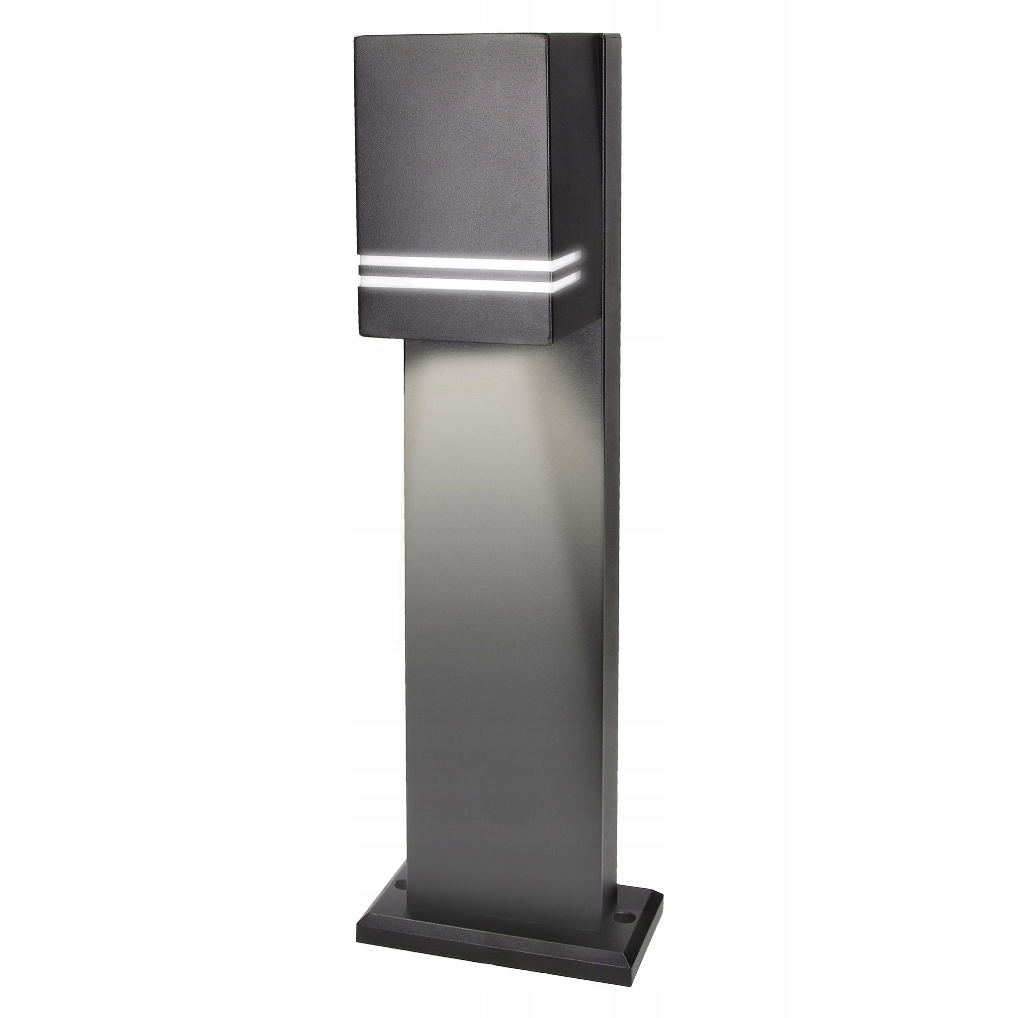 Kvadratinis apšvietimo stulpas Luminova GU10 50 cm