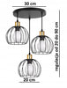 Pakabinamas šviestuvas Light Orbita E27 60W juodas