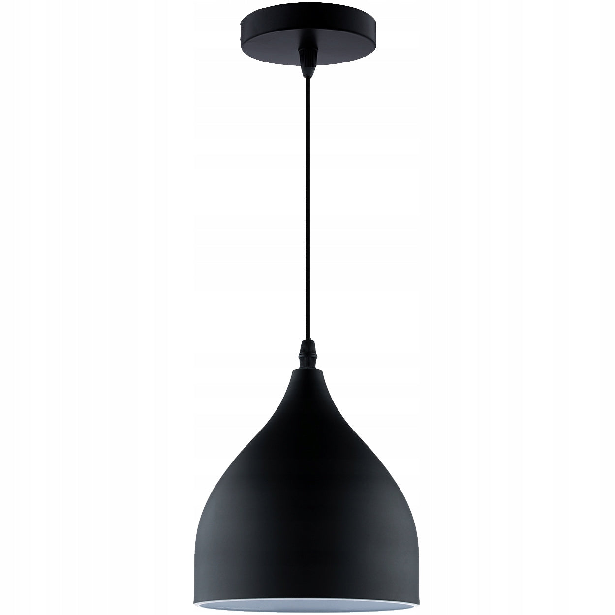 Pakabinamas šviestuvas Lumiled E27, juodas