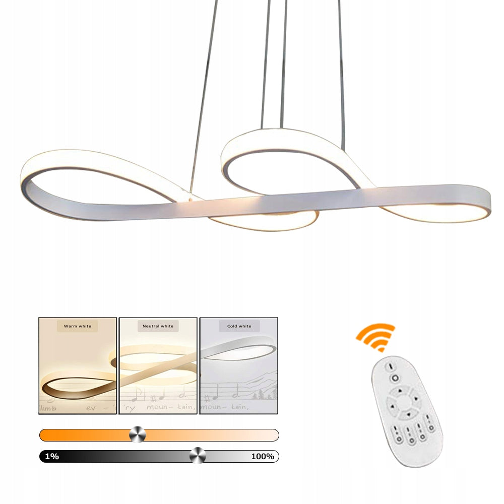 Pakabinamas šviestuvas LED 48W baltas 5280lm