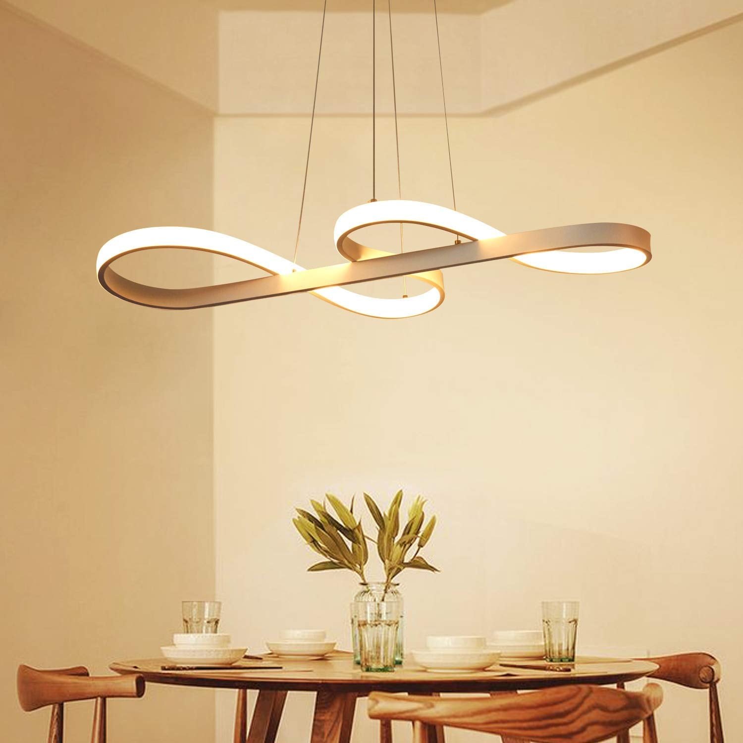 Pakabinamas šviestuvas LED 48W baltas 5280lm