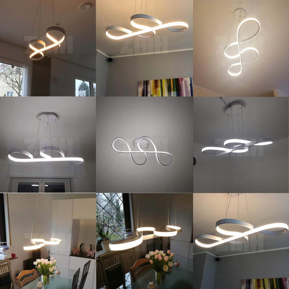 Pakabinamas šviestuvas LED 48W baltas 5280lm