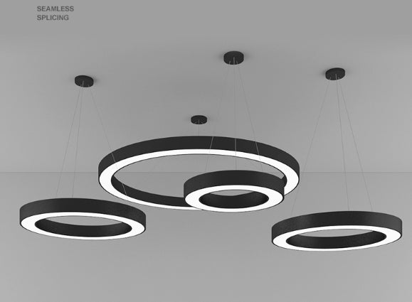 Pakabinamas šviestuvas SmartLED Office Line LED juodas
