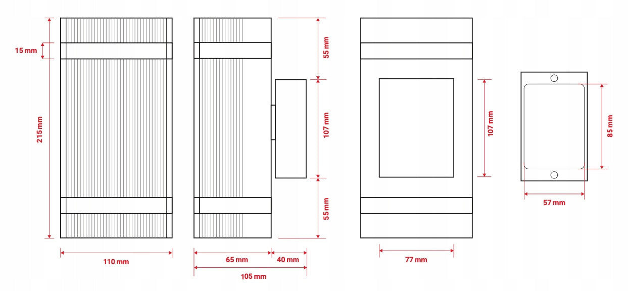 LED fasado šviestuvas IP44 20W