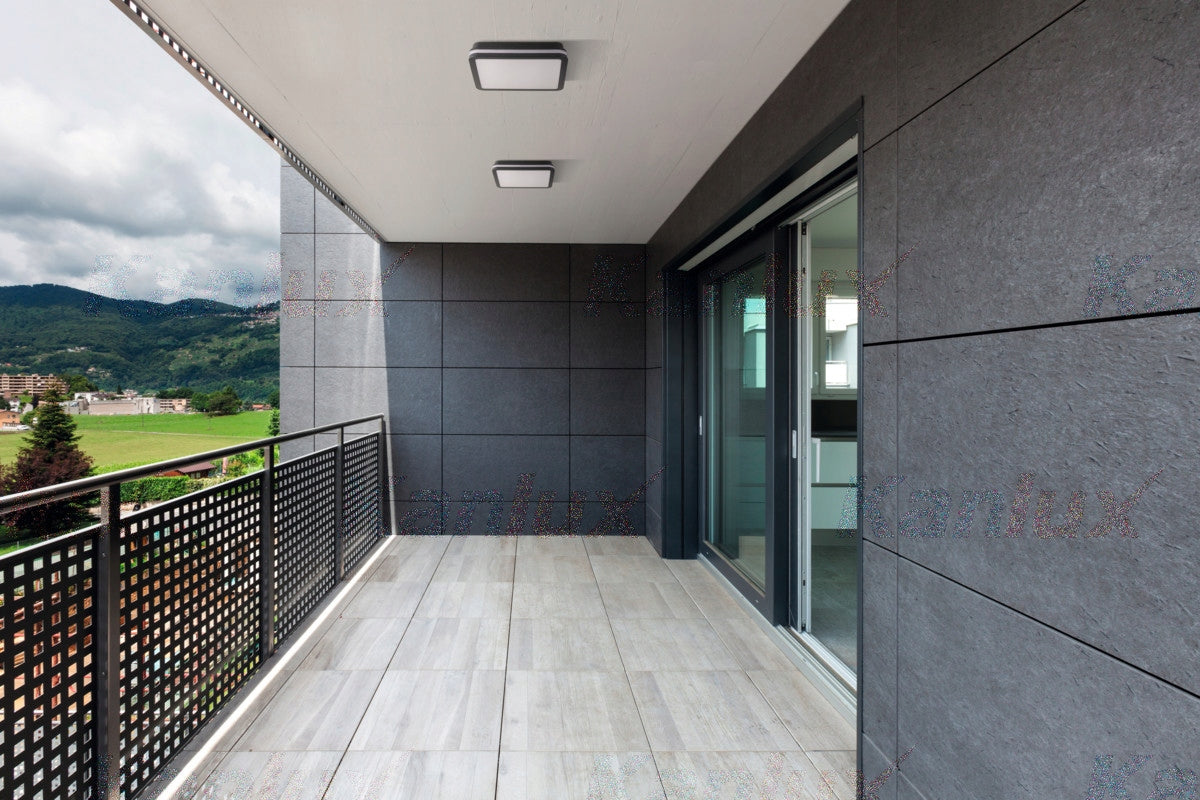 Fasadinis šviestuvas Plafond, terasai E27 LED