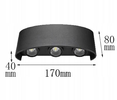 Sodo sieninis šviestuvas, IP54