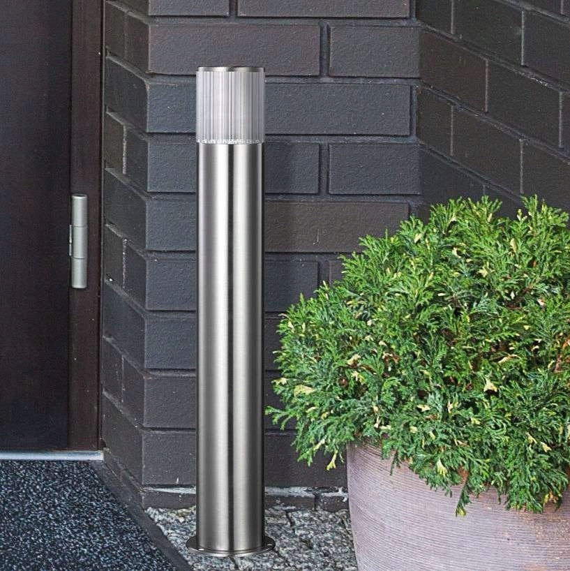 Apvalus apšvietimo stulpas Polux LED COLLUMN  52cm, sidabrinis