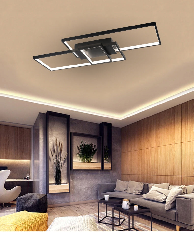 LED šviestuvas Galxis 36x83cm + nuotolinio valdymo pultas 90W, 9900lm