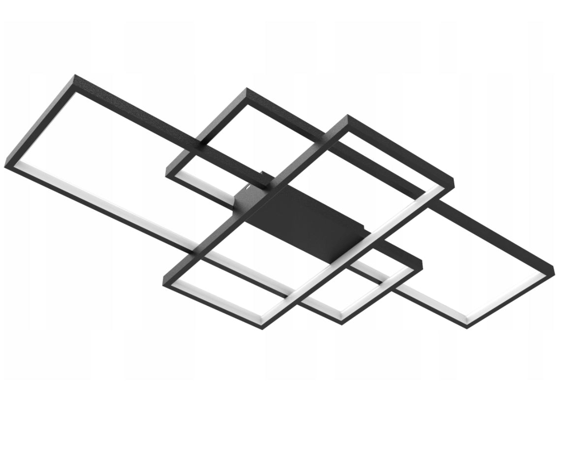 Pakabinamas LED šviestuvas SuperLED 8168 juodas 11700lm