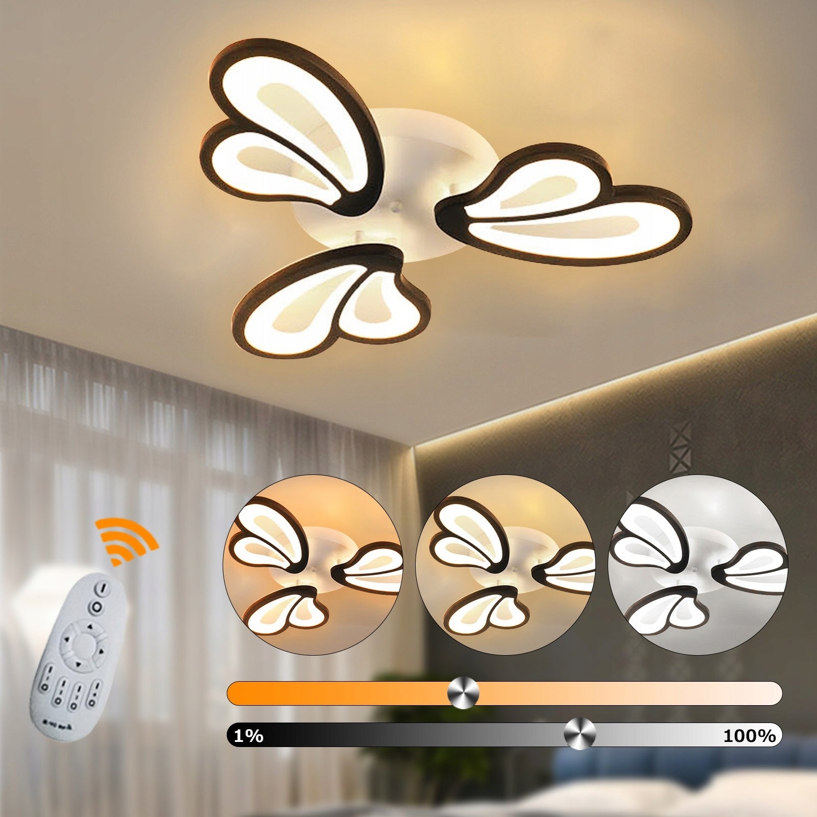 Led lubinis šviestuvas 21W pritemdomas