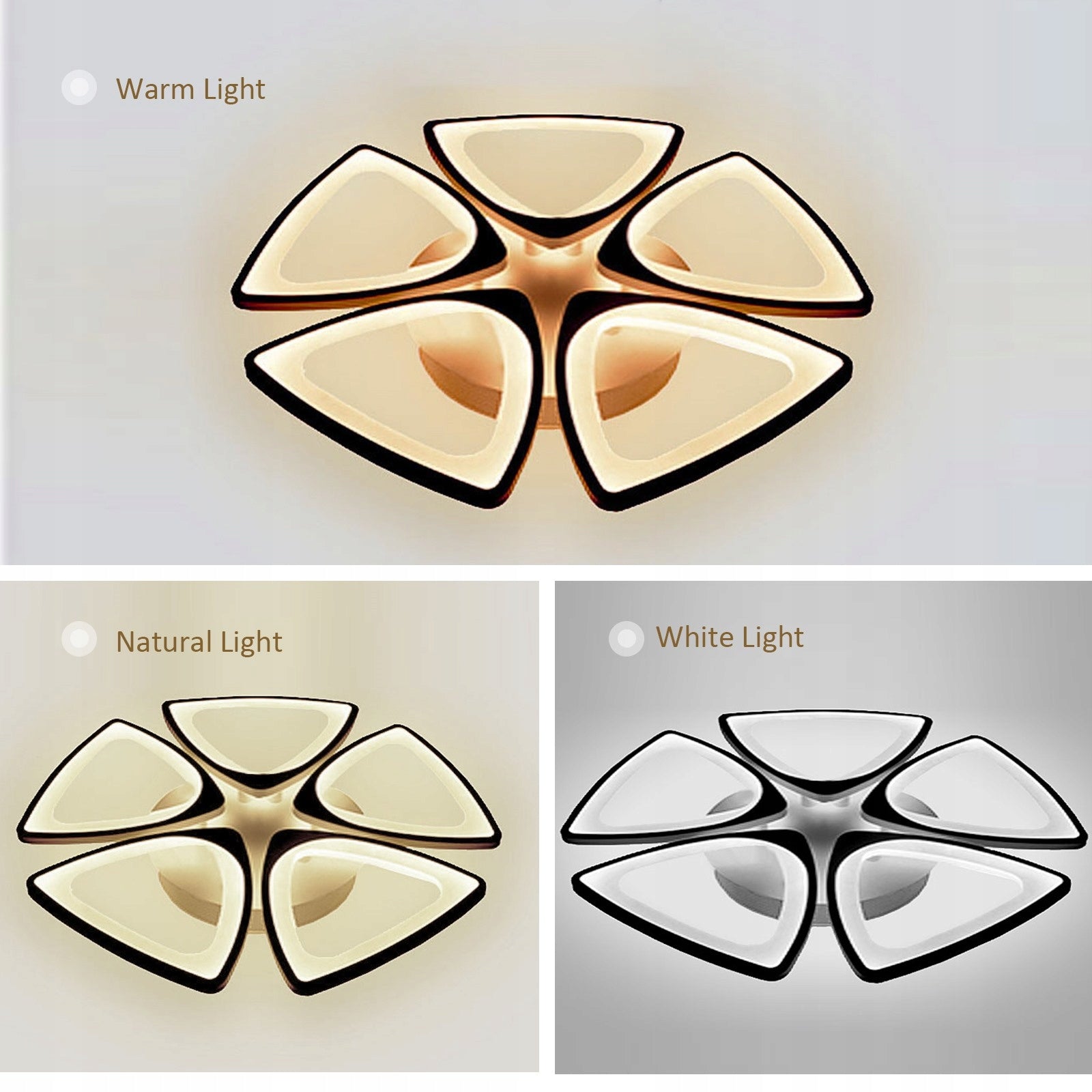 Modernus LED lubinis šviestuvas 54 W reguliuojamas