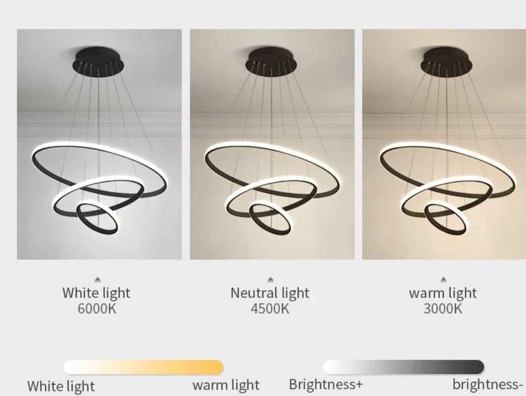 Krislamp Ring pakabinamas šviestuvas su integruotu baltu LED šaltiniu