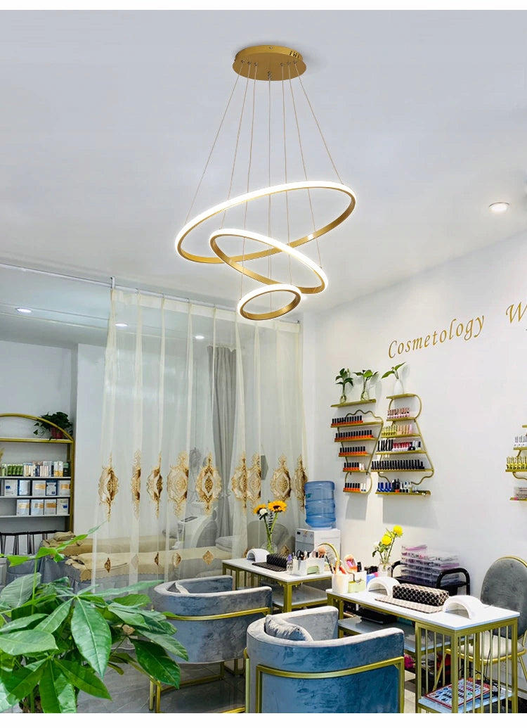 Krislamp Ring pakabinamas šviestuvas su integruotu baltu LED šaltiniu