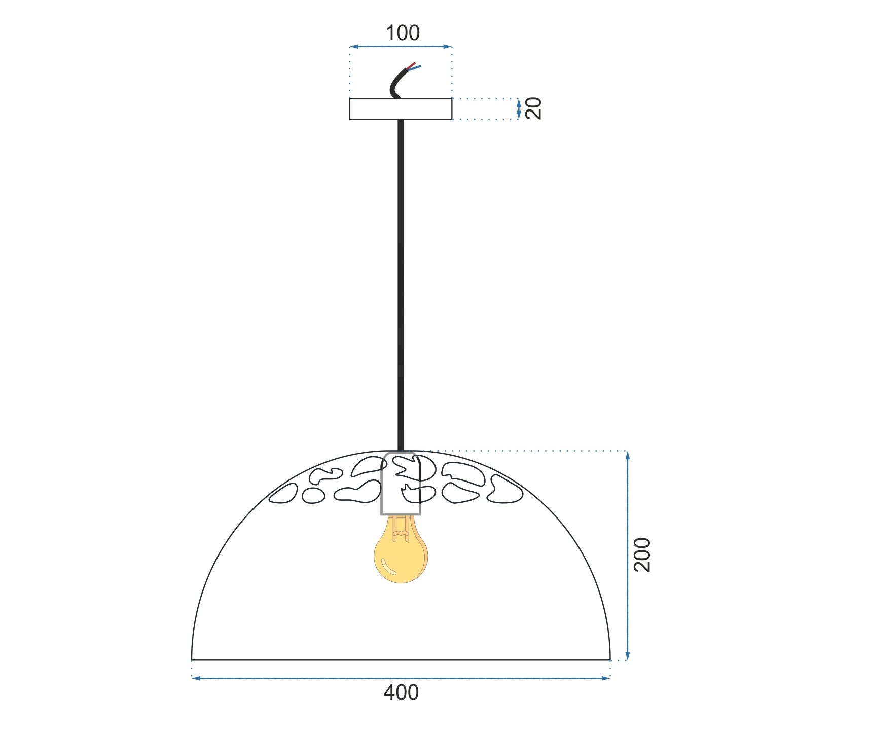 Pakabinamas šviestuvas Toollight