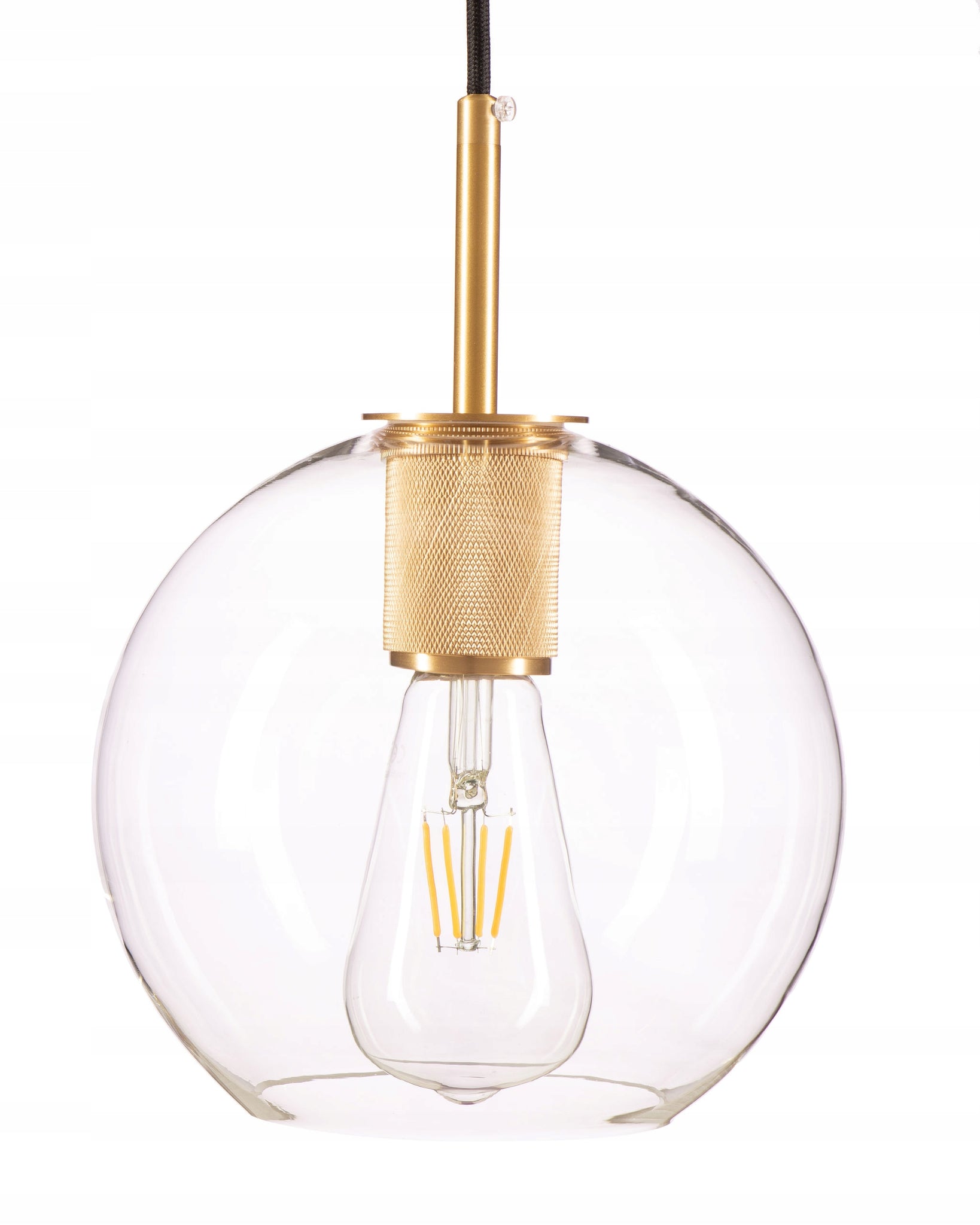 Skaidrus pakabinamas šviestuvas Ledigo Madrid Gold