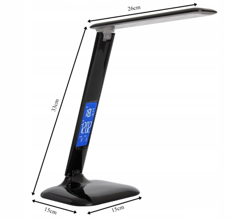 LED stalinė lempa. Ekranas su USB