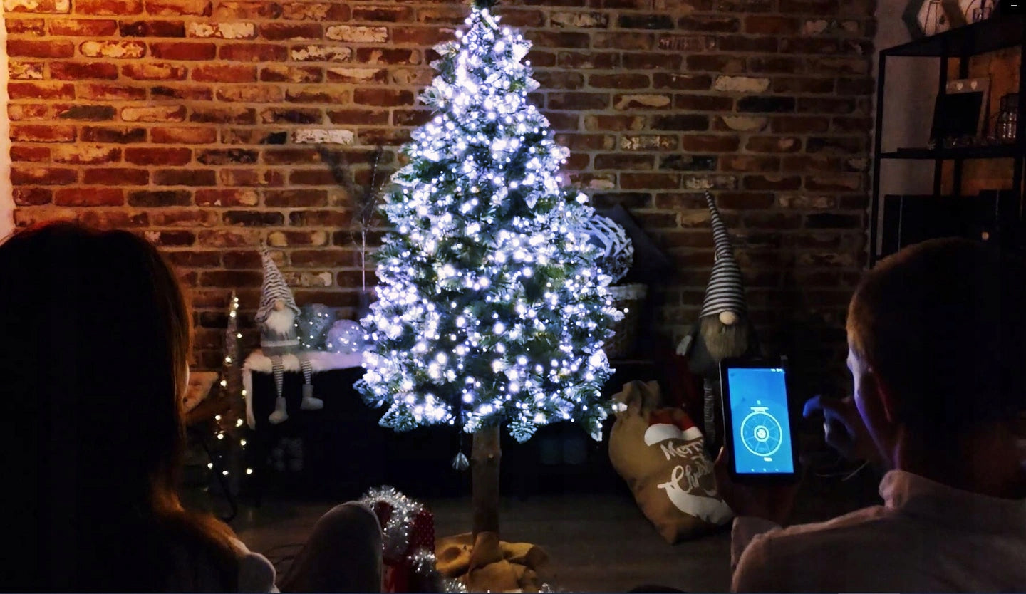 500LED Kalėdinė girlianda valdoma telefonu