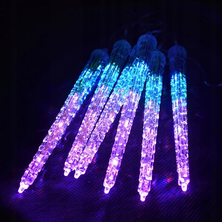 RGB besikeičiančios spalvos kalėdinė dekoracija - varvekliai