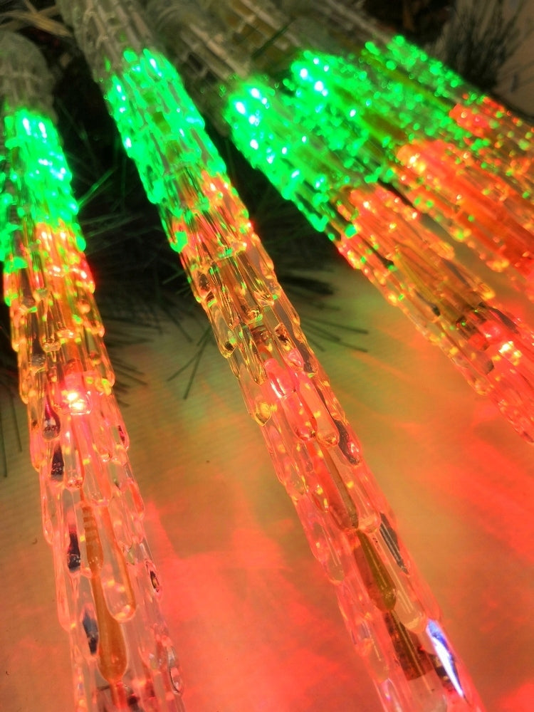 RGB besikeičiančios spalvos kalėdinė dekoracija - varvekliai