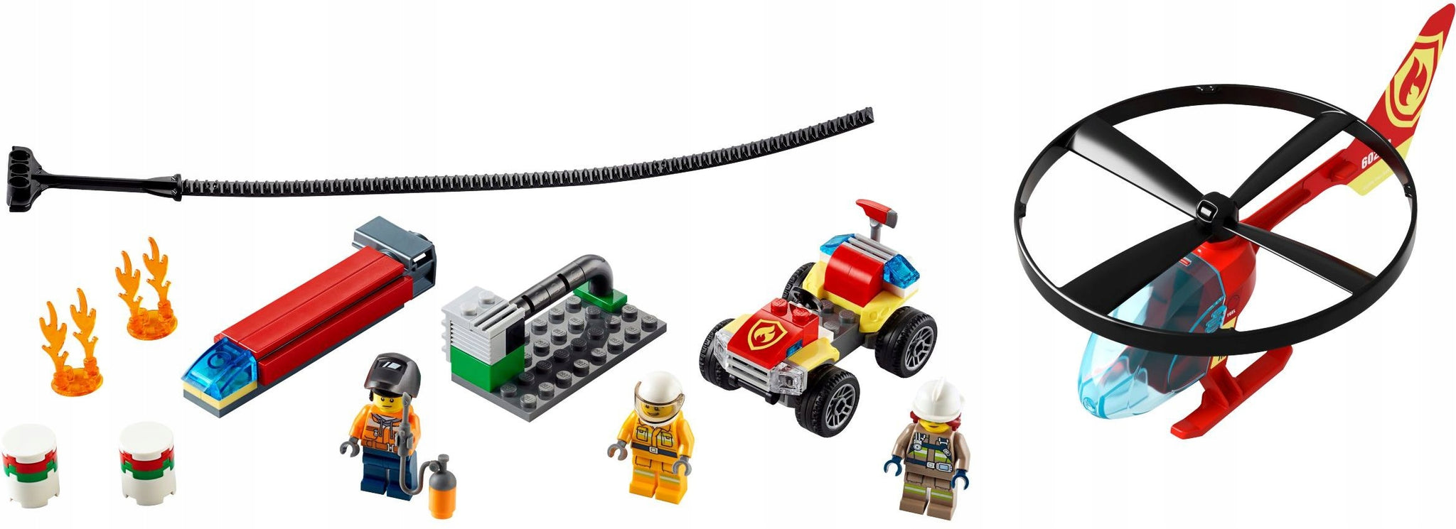 LEGO City 60248 Ugniagesių sraigtasparnis 5+