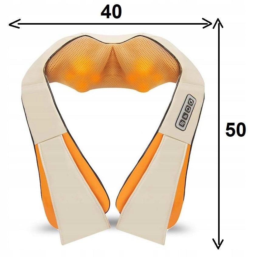 Shiatsu 3D šildomas pečių masažuoklis