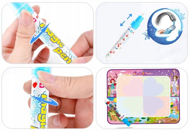 Vandens Kilimėlis Dažymui, Su Priedais 80x100cm