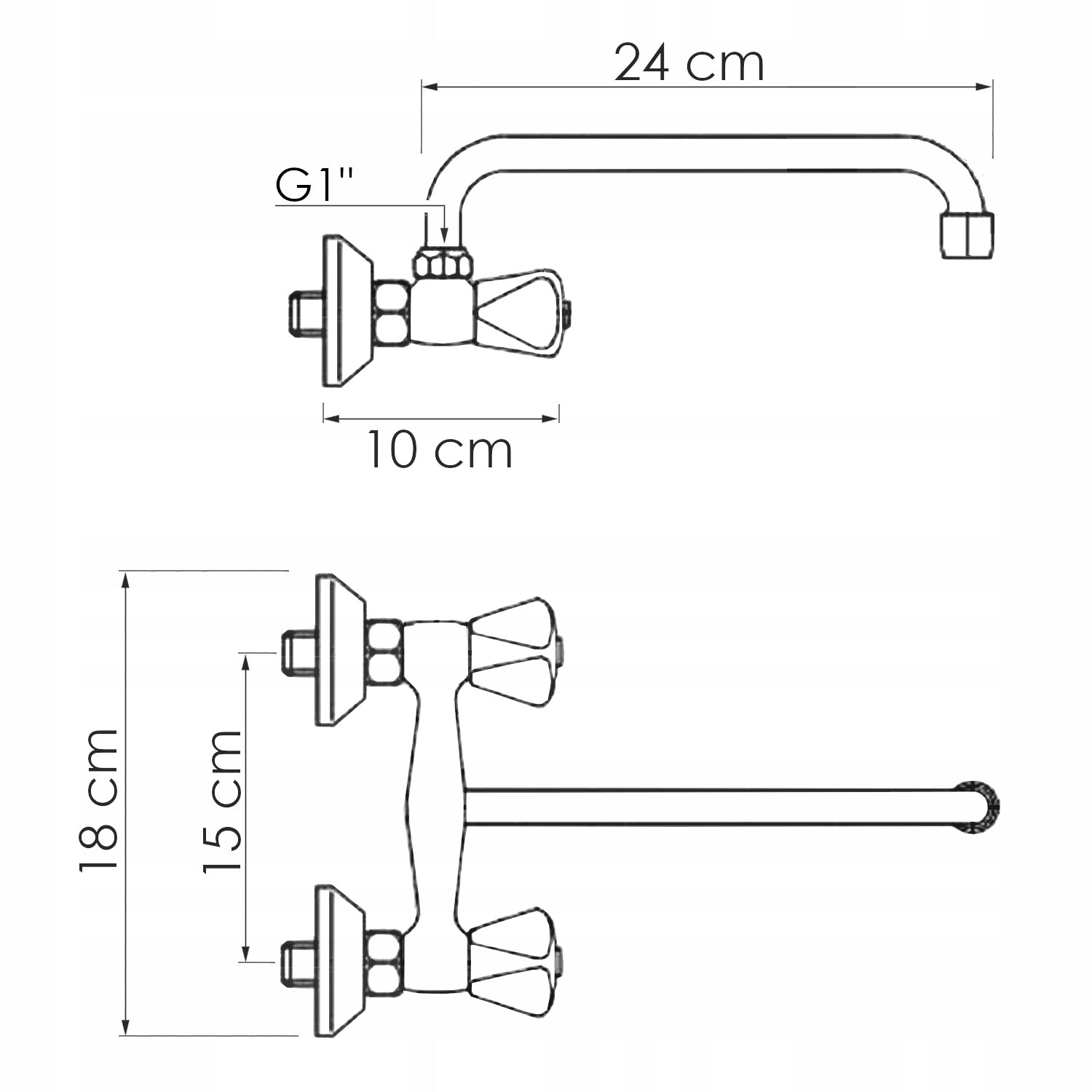 Sieninis virtuvinis maišytuvas Yoka Home KOBRA