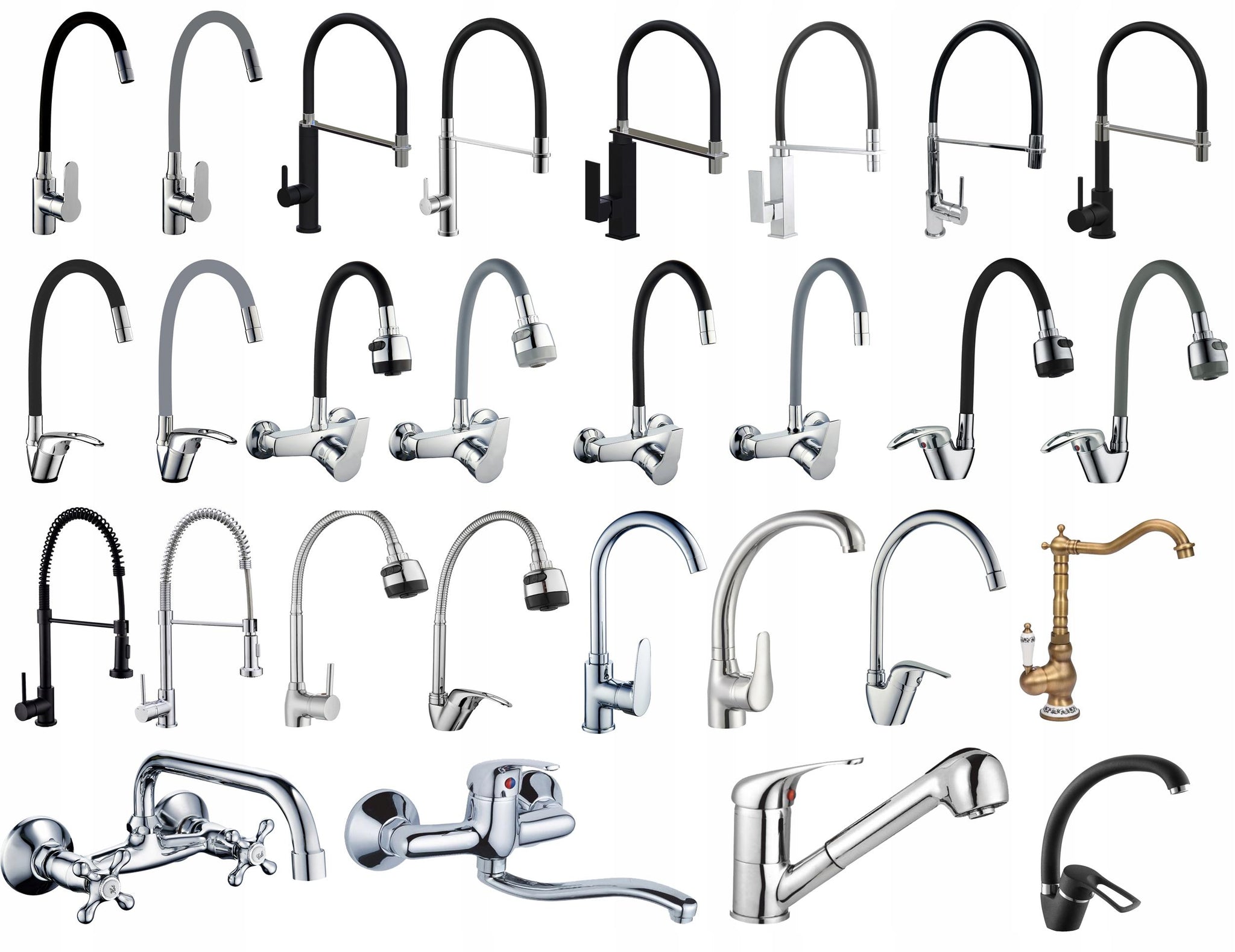 Sieninis virtuvinis maišytuvas Yoka Home KOBRA