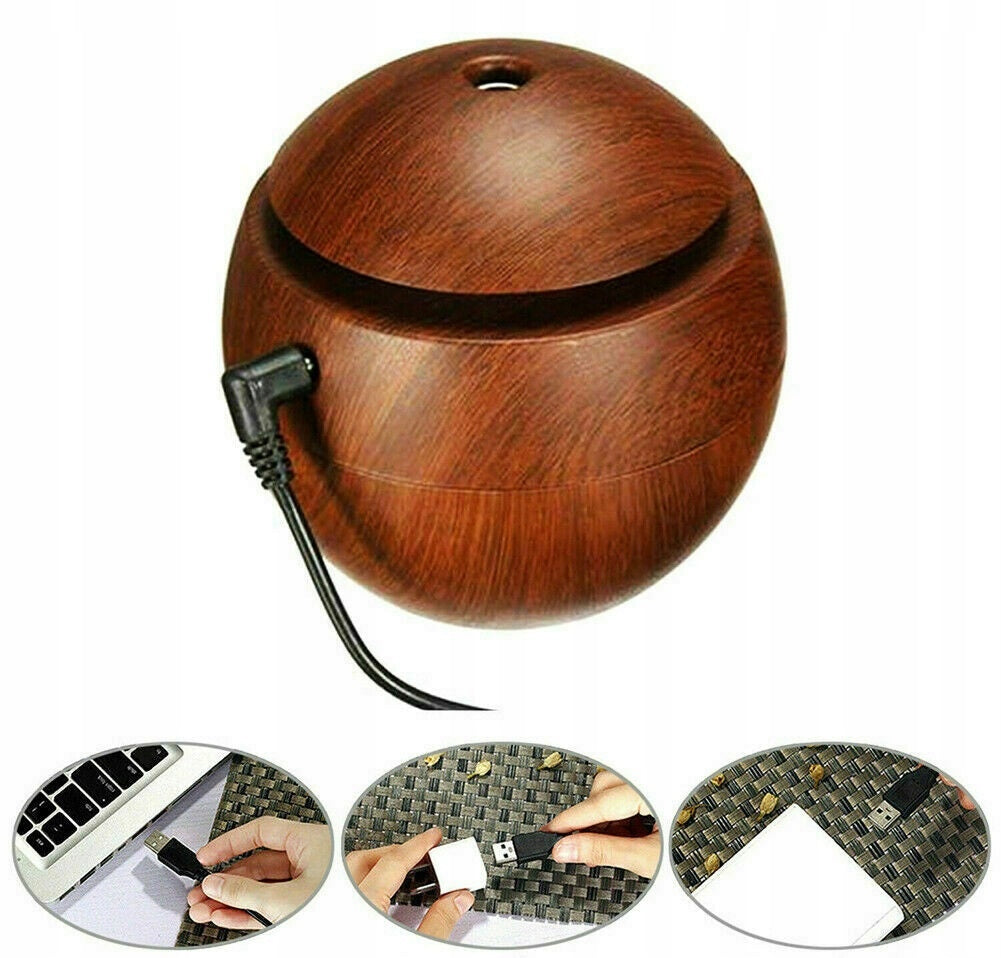 Ultragarsinis drėkintuvas RETOO ULTRASONIC LED SPA LAMP 30 m³/h 3 W