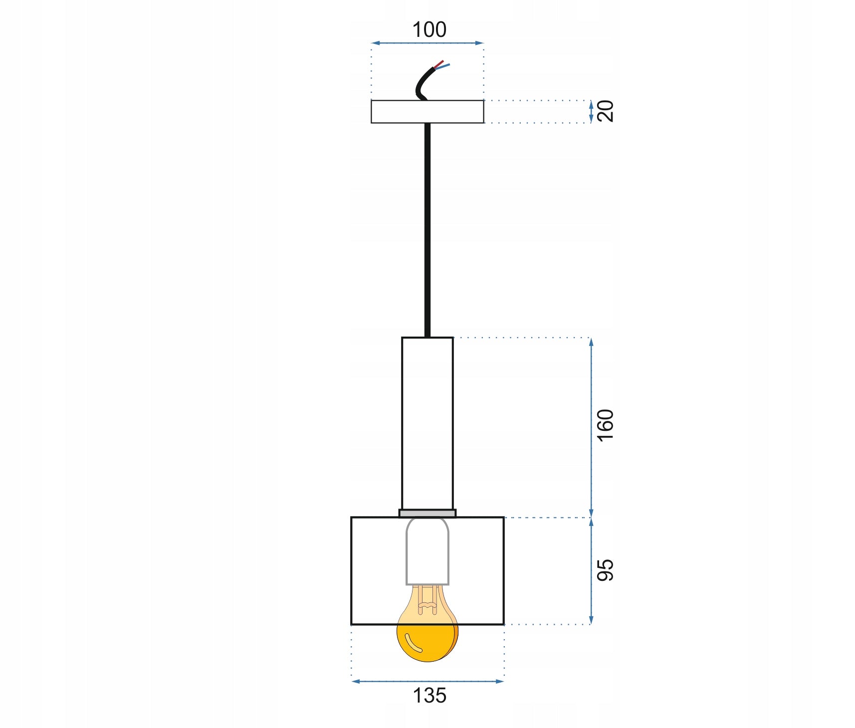 Pakabinamas šviestuvas Toollight Osti