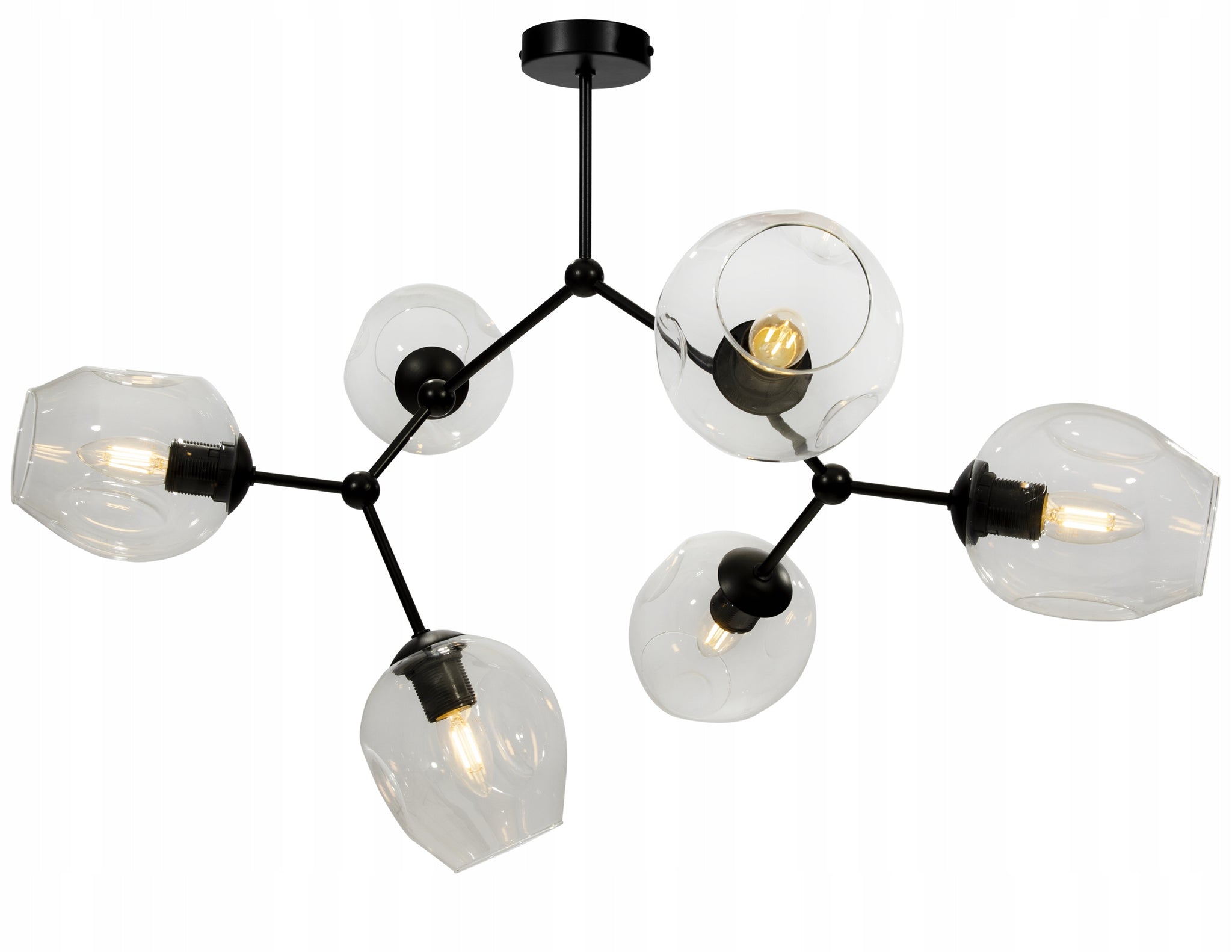 Pakabinamas šviestuvas Light Home Praga E27 juodas