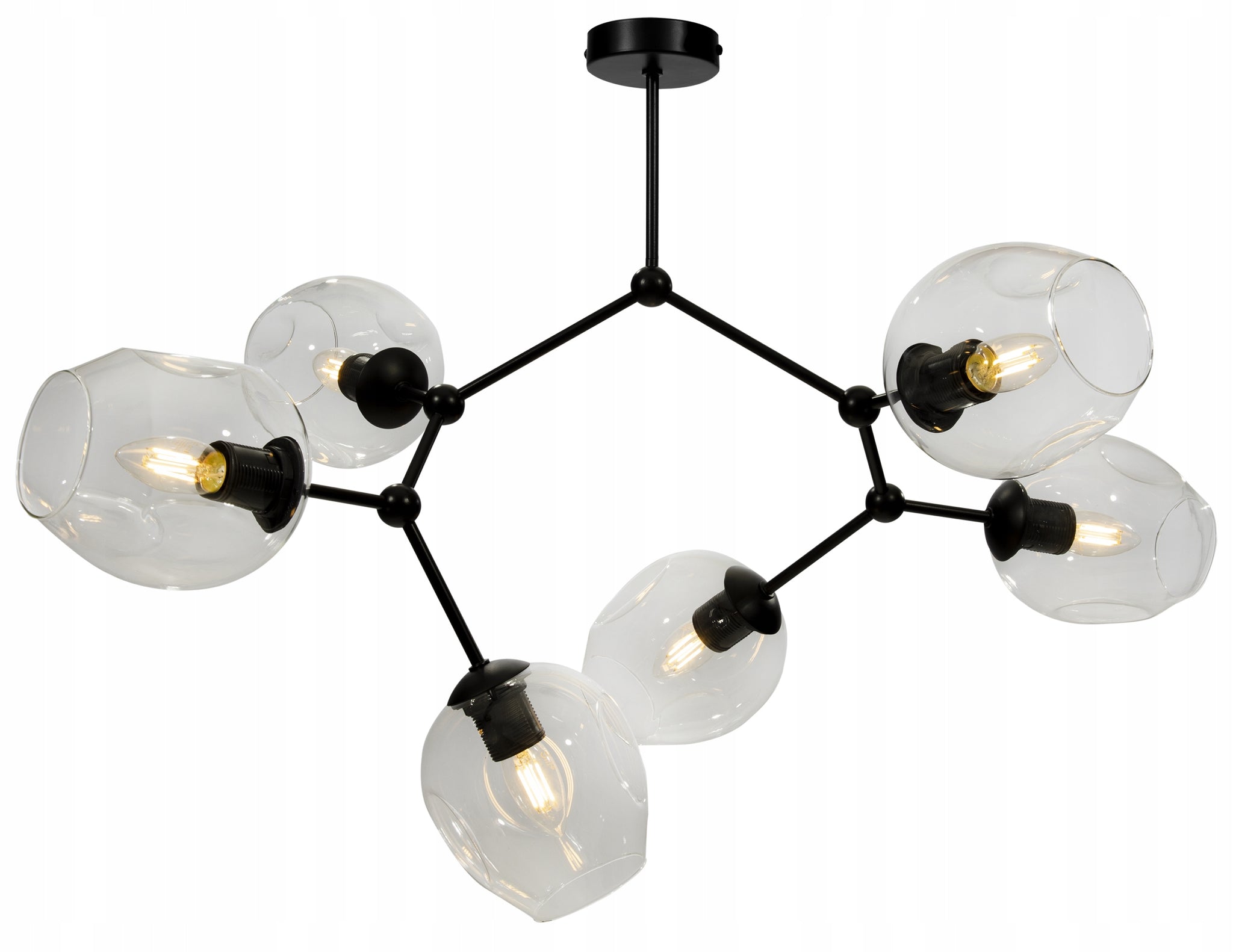 Pakabinamas šviestuvas Light Home Praga E27 juodas