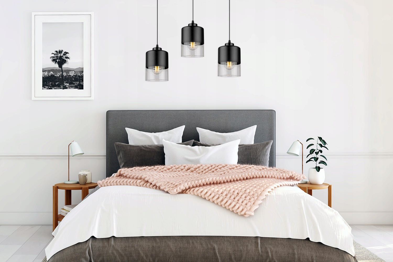 Pakabinamas šviestuvas Light Home Roma E27 3x60W