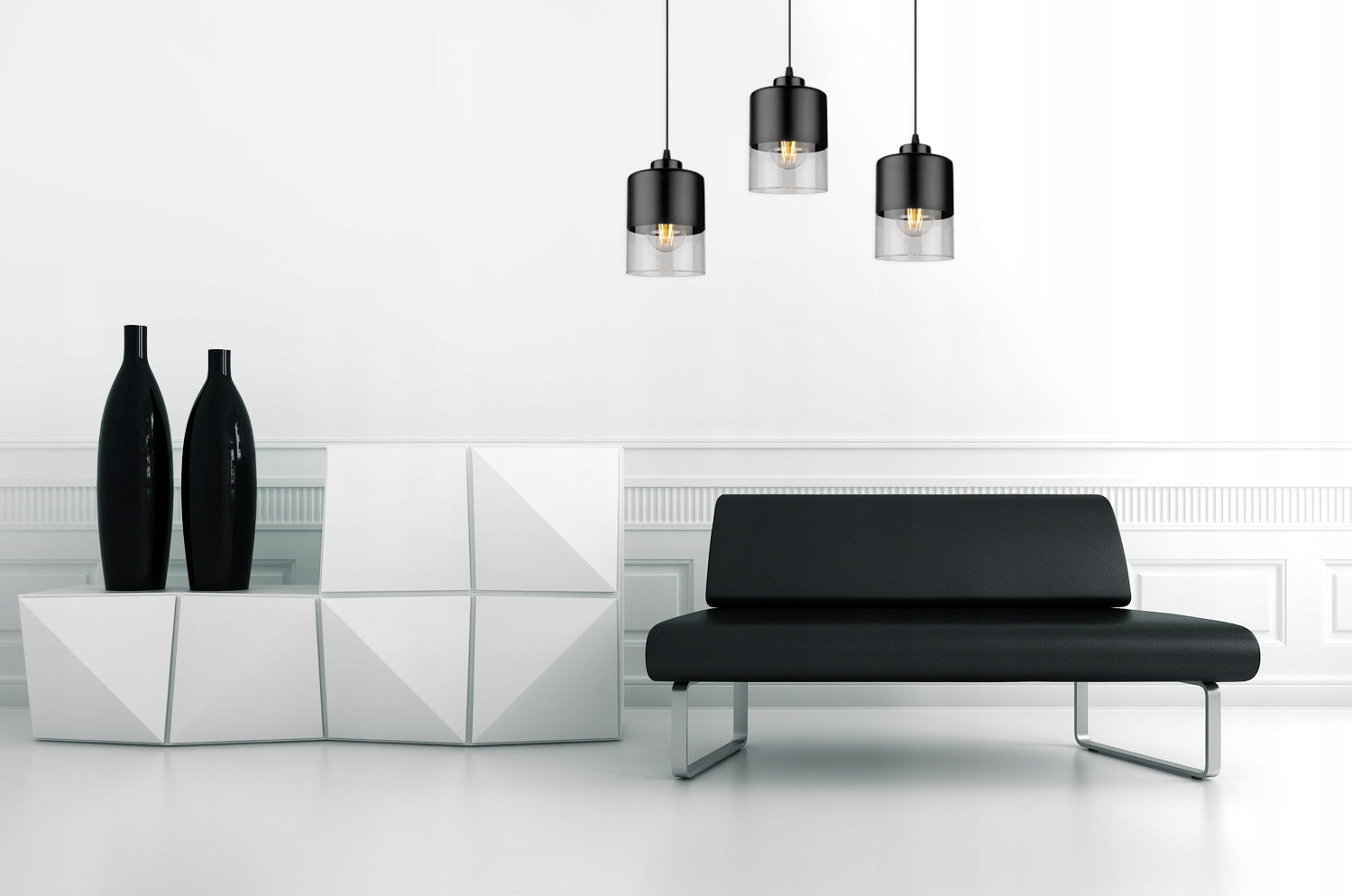 Pakabinamas šviestuvas Light Home Roma E27 3x60W