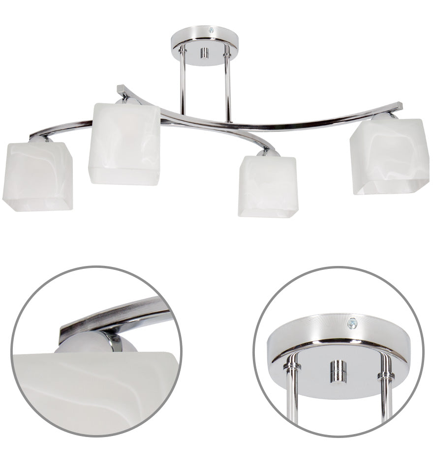 Pakabinamas šviestuvas Light Home Canis E27 4x60W
