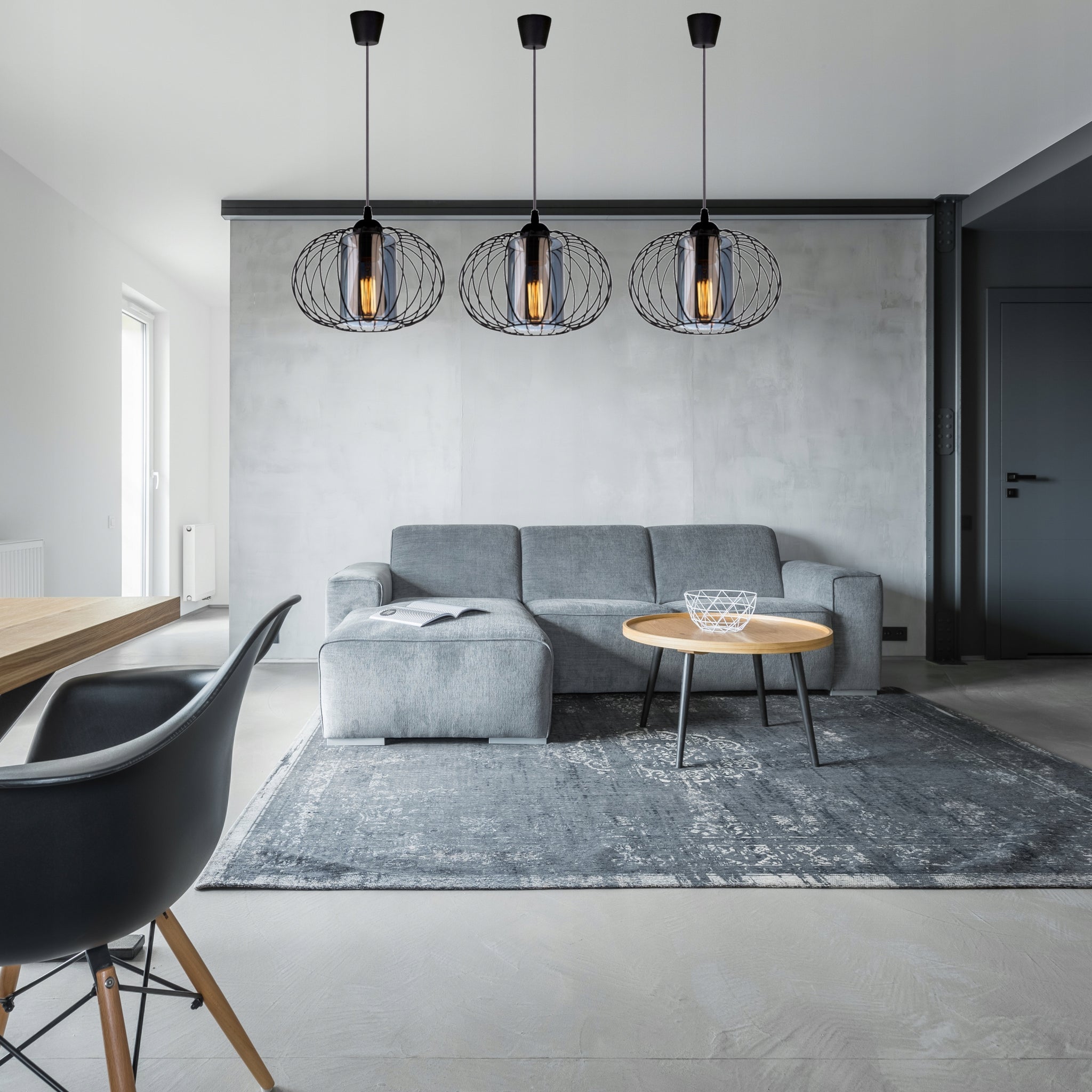 Modernus pakabinamas lubų šviestuvas E27