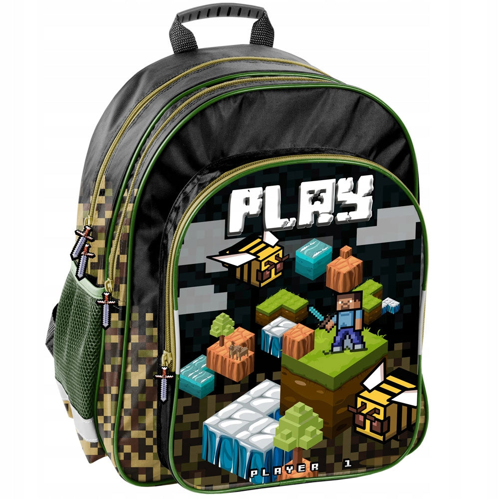 Mokyklinė kuprinė Minecraft Paso 19 l