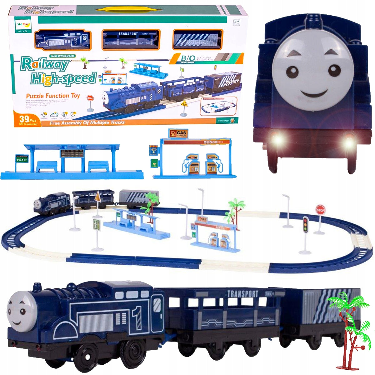 THOMAS & FRIENDS motorizuotas traukinys su bėgiais