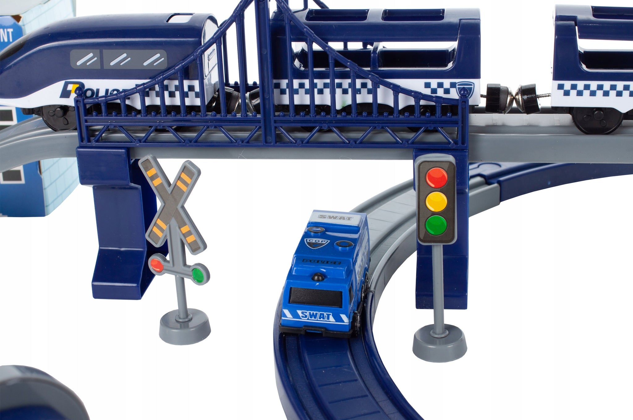 Elektrinis MalPlay policijos traukinys